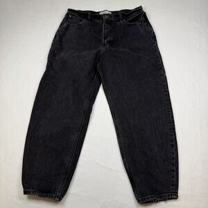 Abercrombie Fitch 8 Short Black Jean 80s Mom High Rise